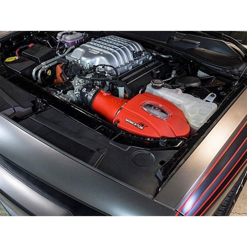 aFe Momentum GT Limited Edition Cold Air Intake 15-16 Dodge Challenger/Charger SRT Hellcat - Red - T1 Motorsports