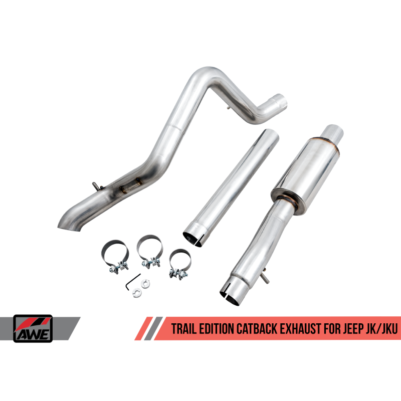 AWE Tuning 07-18 Jeep Wrangler JK/JKU 3.6L Trail Edition Cat-Back Exhaust
