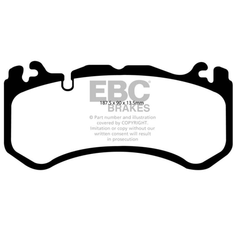 EBC 12-18 Mercedes-Benz G63 AMG (BM463) 5.5TT Orangestuff Front Brake Pads - T1 Motorsports