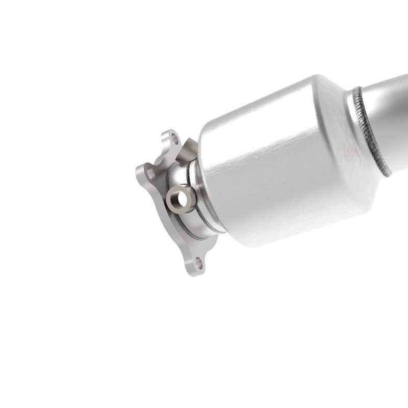 aFe Twisted Steel 3in. Downpipe - 304 Stainless w/ Cat - 09-16 Audi A4 - T1 Motorsports