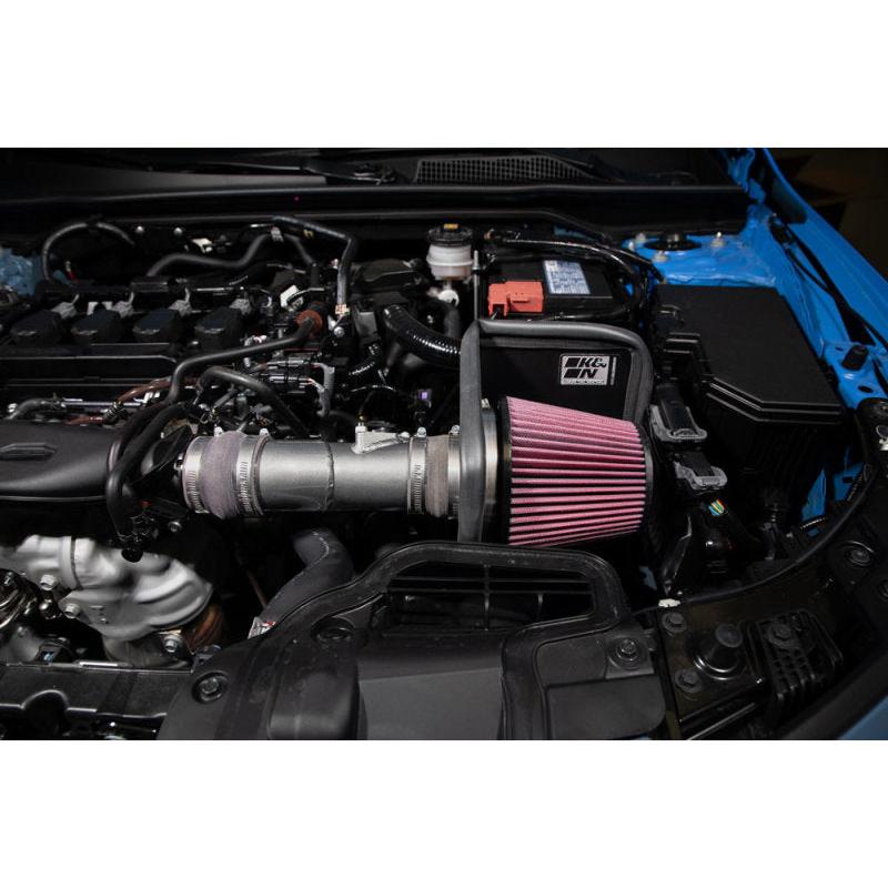 K&N 2022 Honda Civic 1.5L Turbo L4 Silver Typhoon Intake