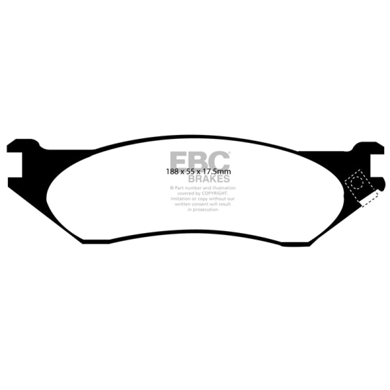 EBC 00-01 Dodge Ram 1500 (4WD) Pick-up 3.9 Extra Duty Front Brake Pads - T1 Motorsports