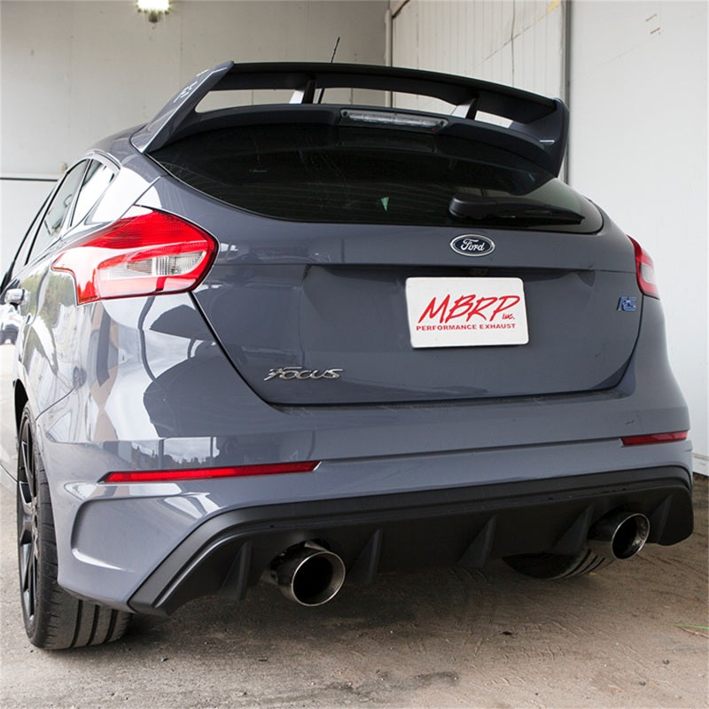 MBRP 2016+ Ford Focus RS 3in Dual Outlet Cat-Back Exhaust T409 SS - T1 Motorsports