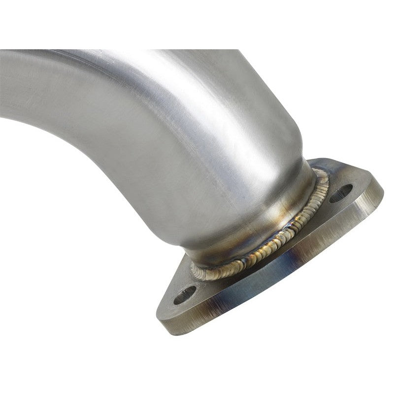 aFe Twisted Steel 3in Rear Down-Pipe/Mid Pipe 2017+ Honda Civic Type R I4 2.0L (t)