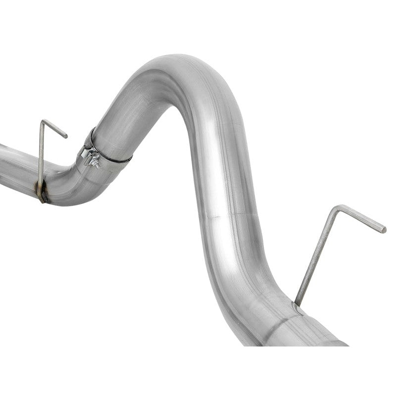 aFe Atlas 4in Aluminized Steel DPF-Back Exh 18-19 Ford F-150 V6-3.0L (td) w/ Polished Tip