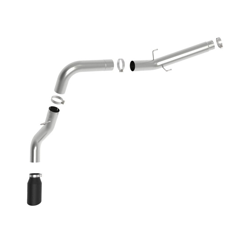 aFe Large Bore-HD 5in 409SS DPF-Back Exhaust System w/Black Tip 19-20 Ram Diesel Trucks L6-6.7L (td)