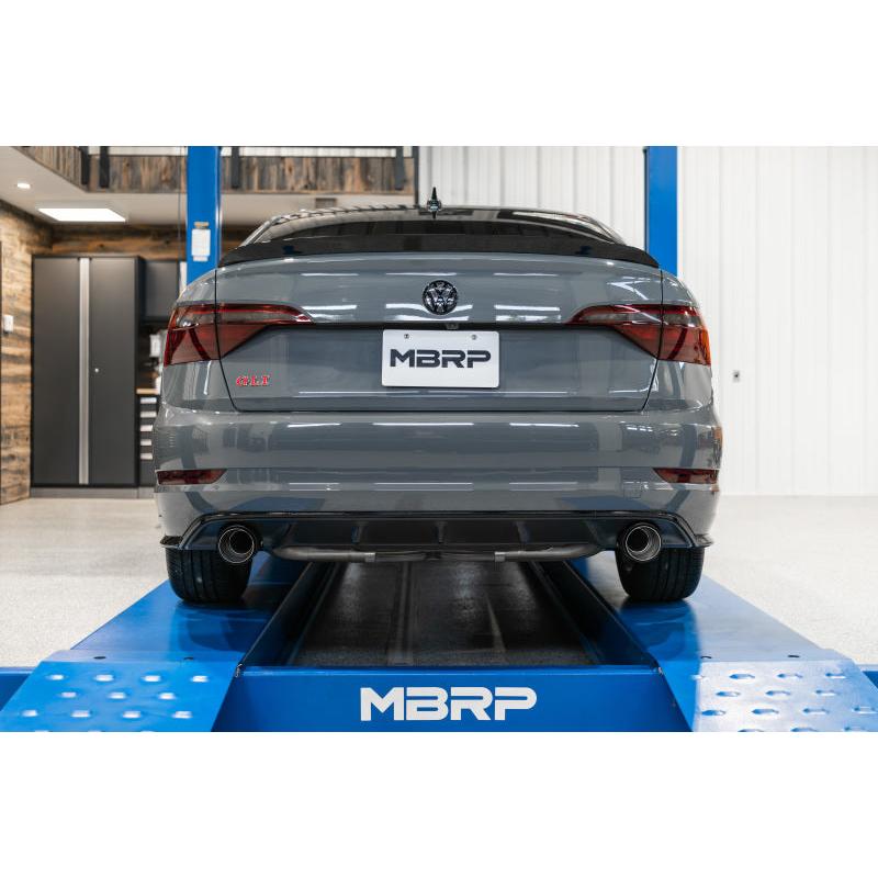 MBRP 19-21 VW Jetta GLI T304 SS 3in Cat-Back Dual Split Rear Exit Exhaust - Carbon Fiber Tips - T1 Motorsports