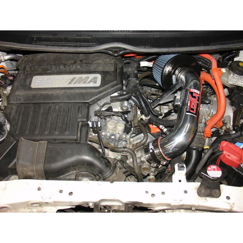 Injen 06-11 Honda Civic Hybrid 1.3L 4 cyl Polished Dyno-Tuned Air Intake w/ Web Nano-Fiber Filter - T1 Motorsports