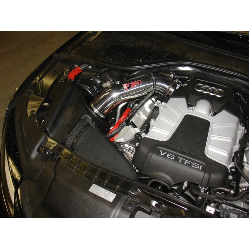 Injen 12-18 Audi A7 3.0L Supercharged Wrinkle Black Cold Air Intake w/ MRI Tech & Air Horn - T1 Motorsports
