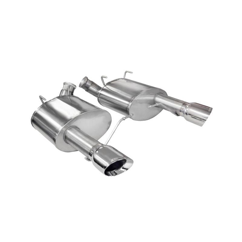 Corsa Sport Axle-Back Exhaust - Polished Tips - 2011-2014 Ford Mustang GT/Boss 302 5.0L V8
