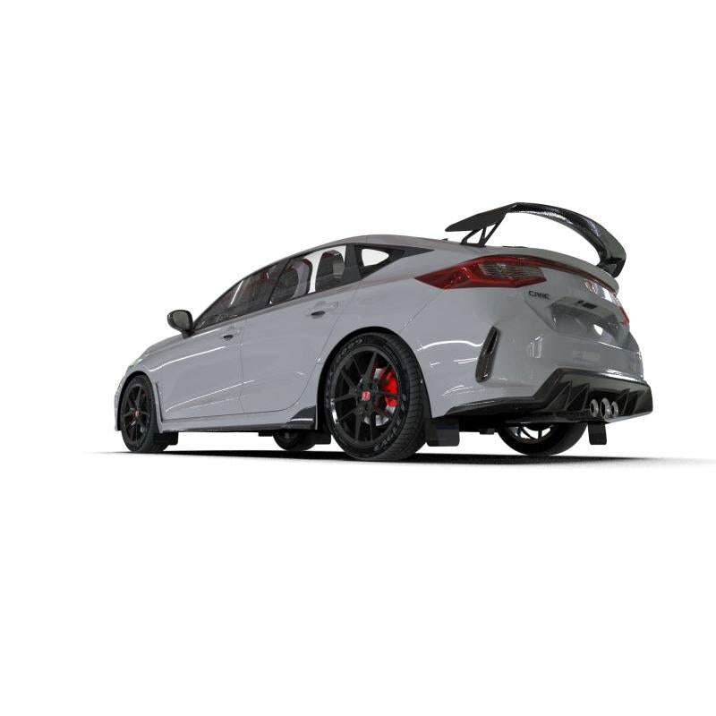 Rally Armor 2023+ Honda Civic Type R Black Mud Flap Red Logo