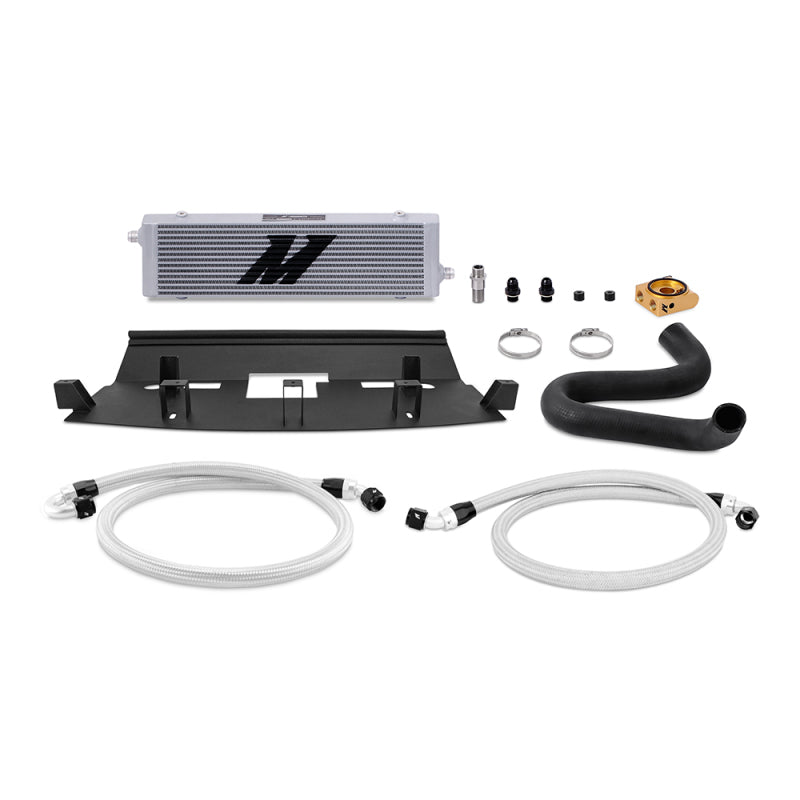 Mishimoto 2018+ Ford Mustang GT Thermostatic Oil Cooler Kit - Silver - T1 Motorsports