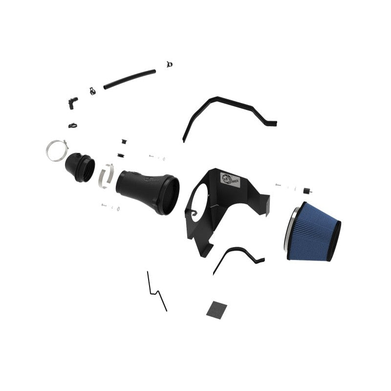 aFe Magnum FORCE Stage-2XP Cold Air Intake System w/Pro DRY S- Black - 2017-2018 Dodge Challenger/Charger