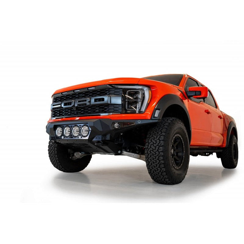 Addictive Desert Designs 2021+ Ford Raptor Bomber Front Bumper w/ 4 Rigid 360 6in Light Mounts