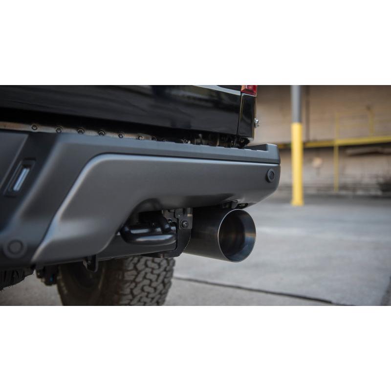 Corsa Sport Cat-Back Dual Rear Exit w/ 5in Gunmetal Tip - 2017-2020 Ford F-150 Raptor 3.5L