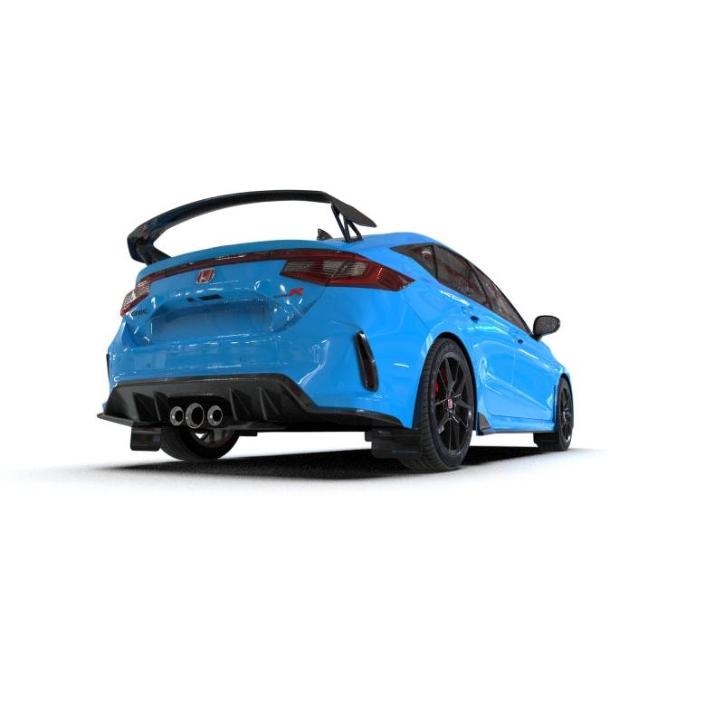 Rally Armor 2023+ Honda Civic Type R Black Mud Flap Red Logo