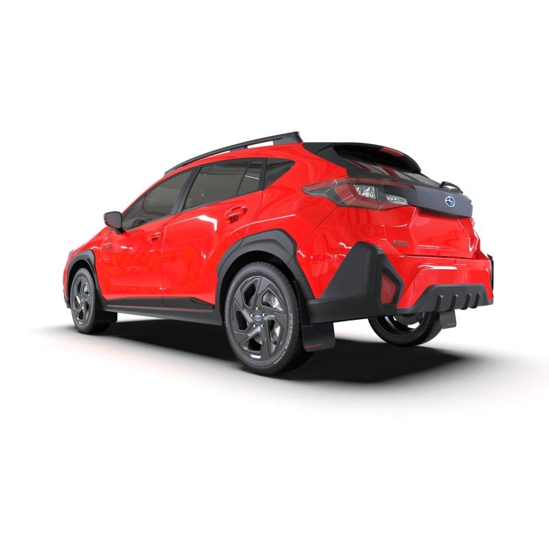 Rally Armor 2024 Subaru Crosstrek Black UR Mud Flap Light Blue Logo