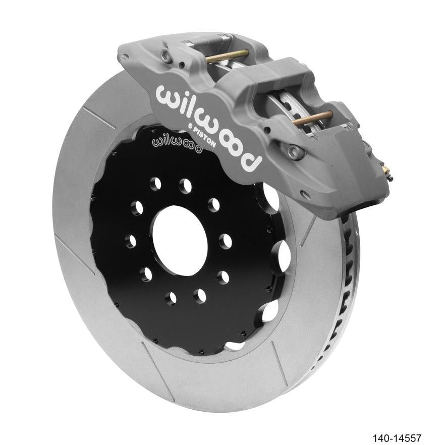 Wilwood AERO6 Front Big Brake Race Kit 14.00 Black 96-13 Chevrolet Corvette Z06 (C5/C6) w/o Lines - T1 Motorsports