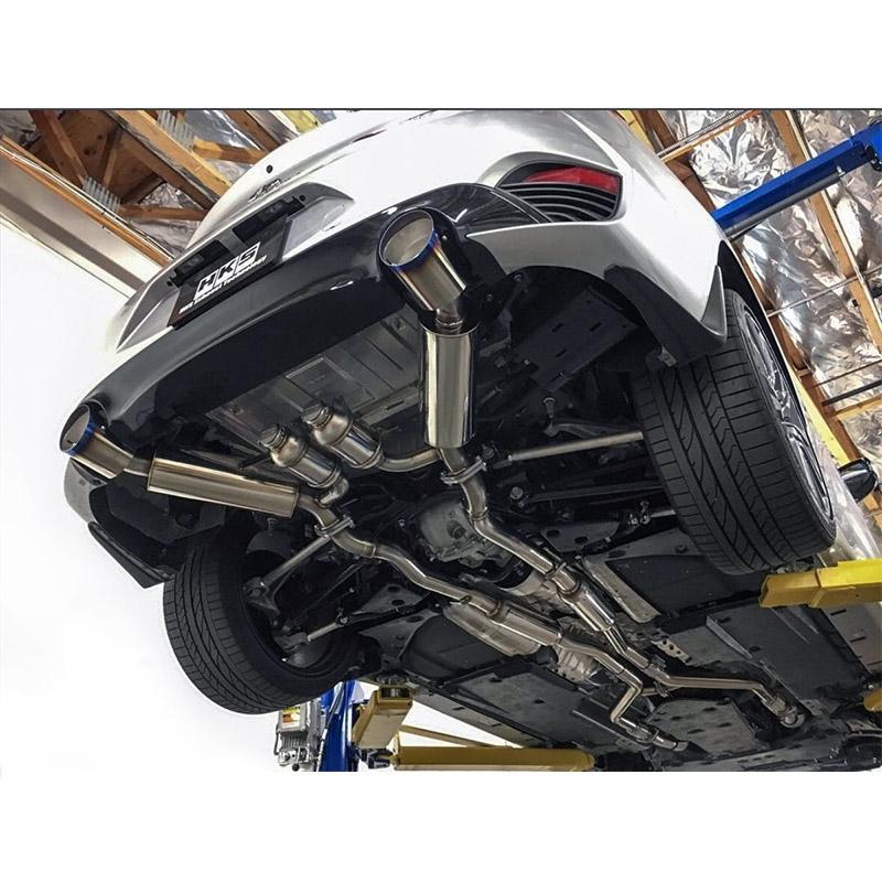 HKS Dual Hi-Power Titanium Tip Catback Exhaust - Infiniti Q60 (RWD)