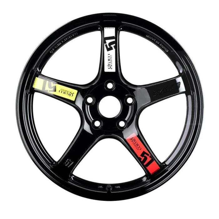 Gramlights GL 57DR/57CR SPOKE STICKER Luminous Yellow (2 PCS) - T1 Motorsports