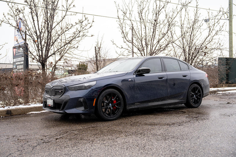 BMW i5 M60 x BM08 Satin Black