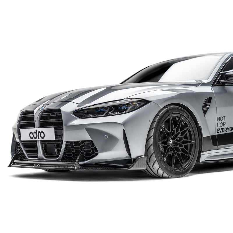 ADRO BMW G8X M3/M4 Carbon Fiber Front Lip For OEM Bumper