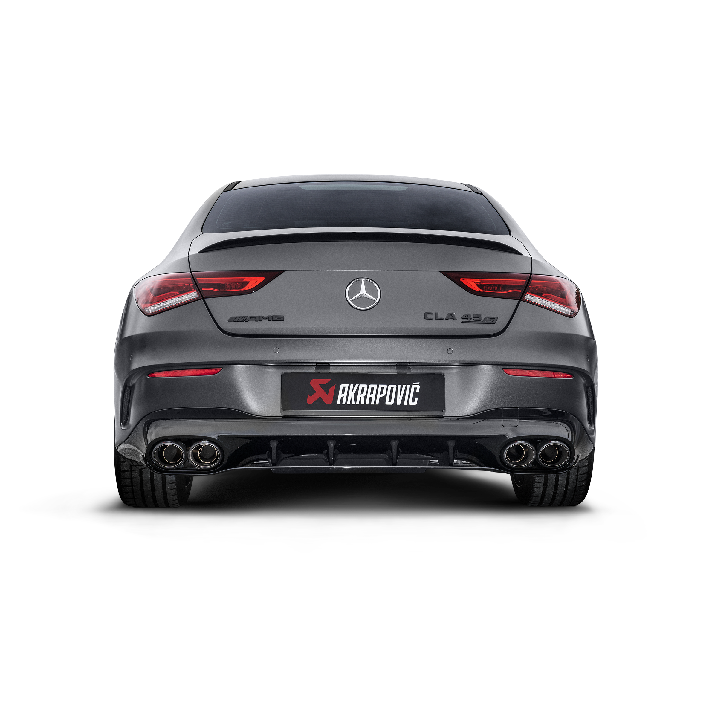 Akrapovič Evolution Line Catback Exhaust (Titanium) w/Carbon Tips - 2024+ Mercedes-Benz CLA45/CLA45S AMG - T1 Motorsports