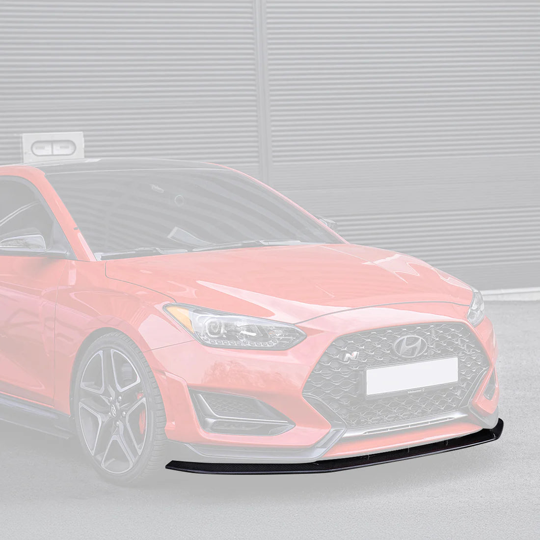 ADRO Hyundai Veloster Turbo & N Carbon Fiber Front Lip V1 (2018-2022)