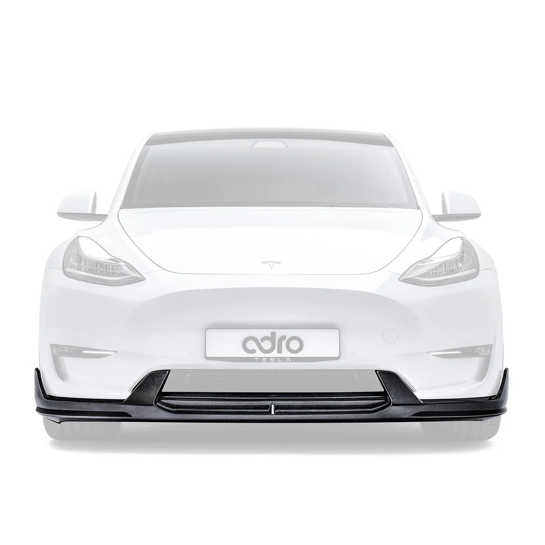 ADRO Tesla Model Y V2 Carbon Fiber Front Lip