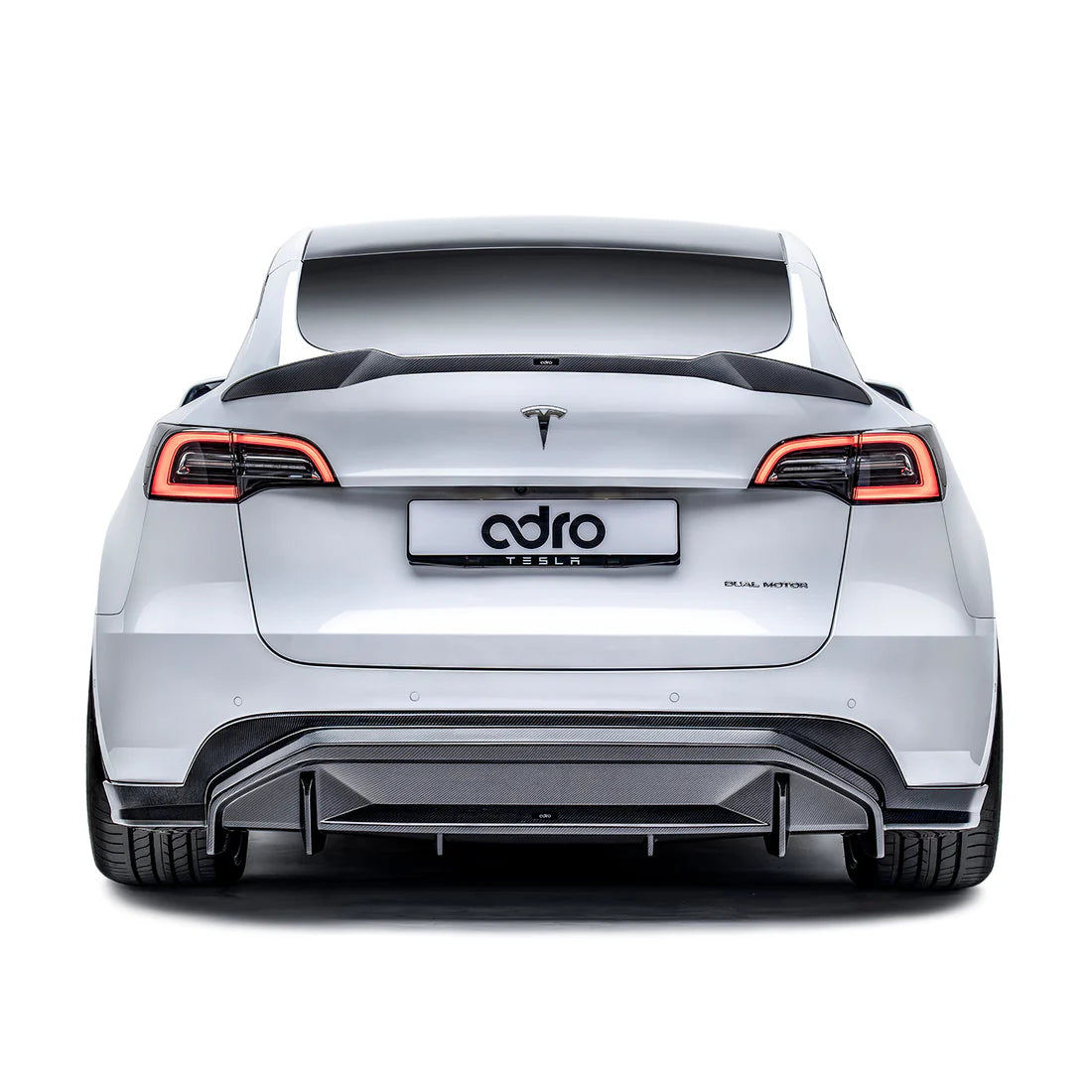 ADRO Tesla Model Y V2 Carbon Fiber Rear Spoiler