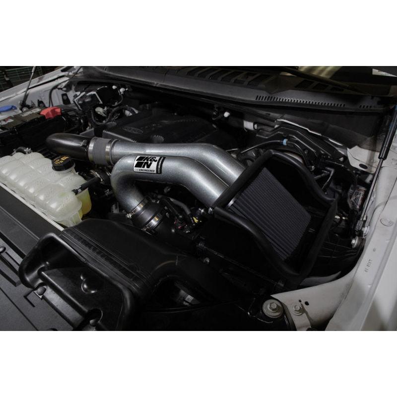 K&N 15-23 Ford F-150 (Incl. Raptor) 2.7L/3.5L V6 Performance Air Intake System - T1 Motorsports