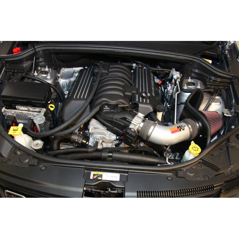 K&N 12-15 Jeep Grand Cherokee SRT 8 6.4L V8 High Flow Performance Intake Kit