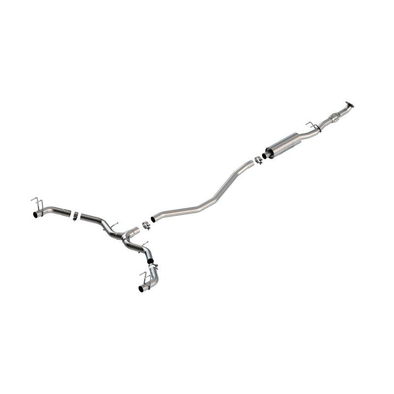 Borla ATAK Catback Exhaust (Reuse O.E. Tips / Valance) - 2022-2024 Honda Civic Sport Touring AT/MT