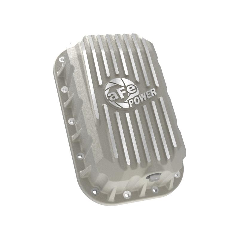 aFe POWER Street Series Engine Oil Pan Raw w/ Machined Fins Jeep Wrangler (JK) 12-18 V6-3.6L