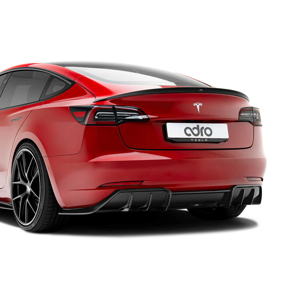 ADRO Tesla Model 3 Carbon Fiber Rear Diffuser (2017-2023)