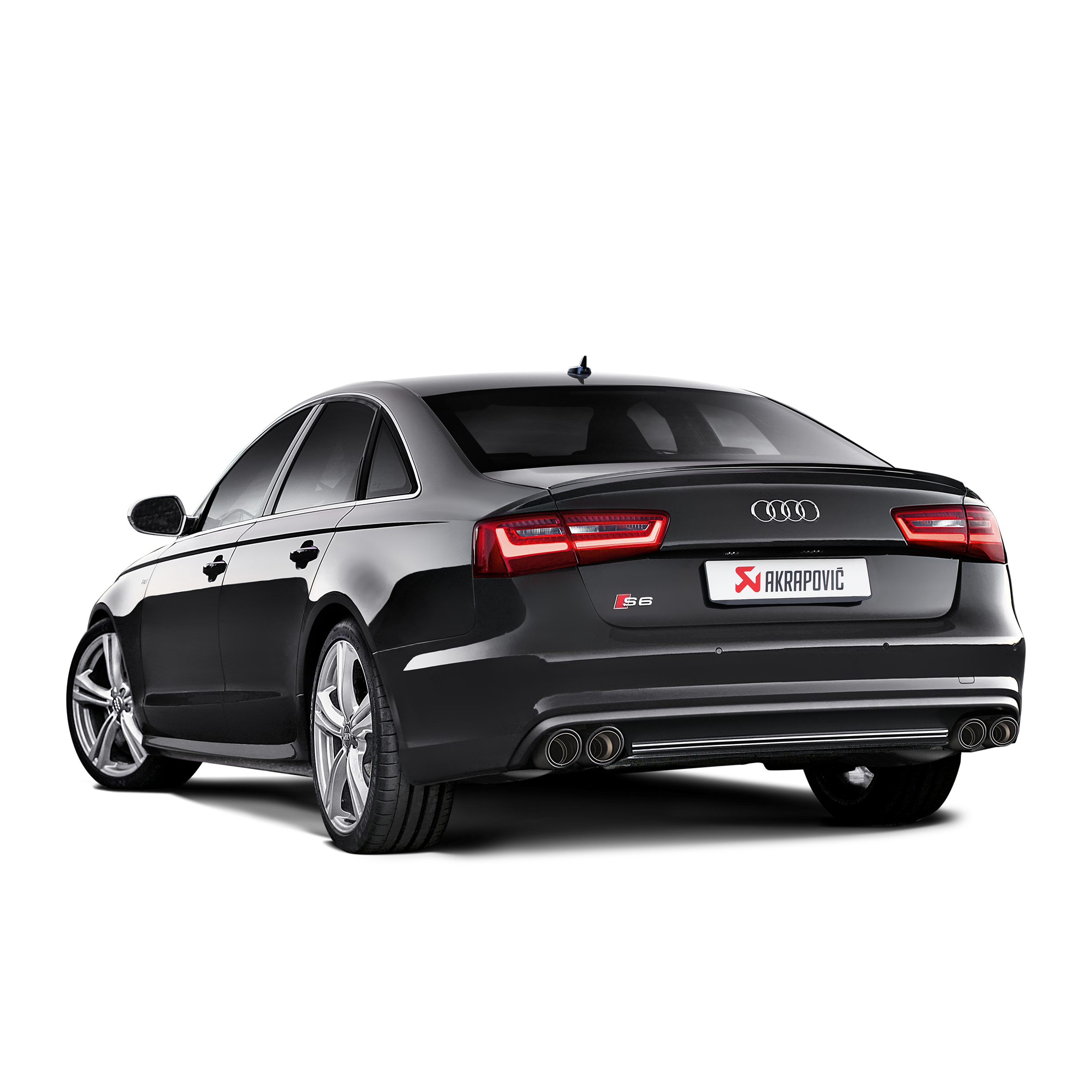Akrapovič Evolution Line Catback Exhaust System (Titanium) w/ Carbon Tips - 2013-2017 Audi S6/S7 (C7) - T1 Motorsports