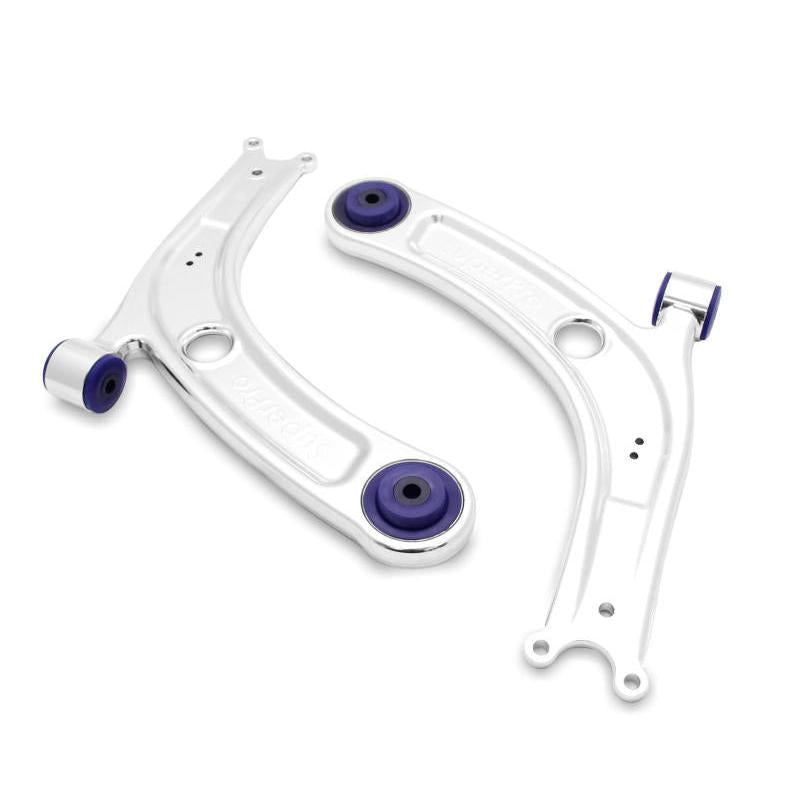 SuperPro 2015 Audi A3 Quattro Premium Front Lower Forged Alloy Control Arm Kit - T1 Motorsports