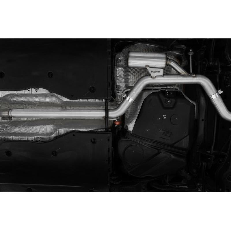 MBRP 2022 VW Jetta GLI 2.0 TSI 3in Cat Back T304 SS 2.5in Dual Split Rear w/ Carbon Fiber Tips