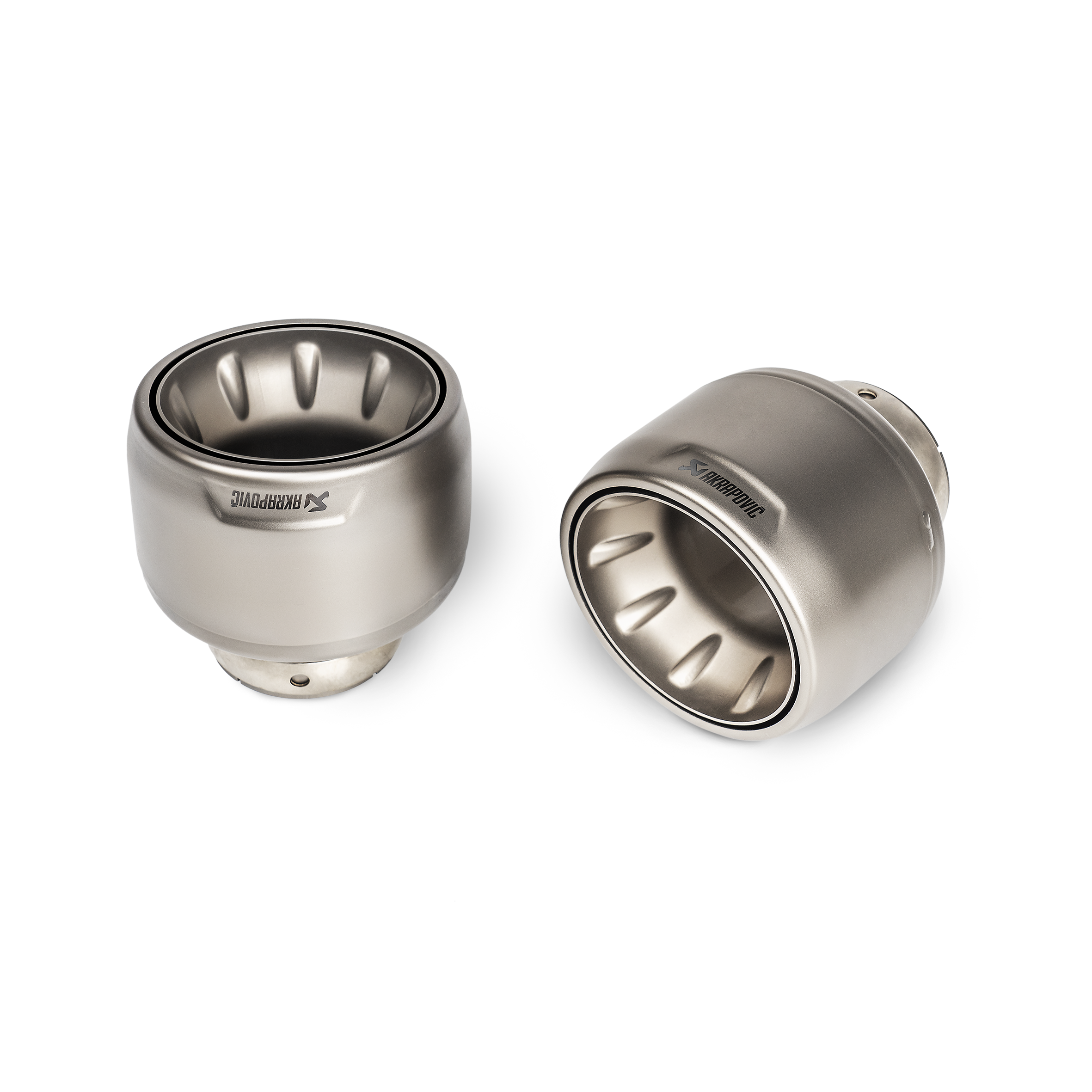Akrapovič Tail Pipe Set (Titanium) - 2020-2023 Porsche 718 Cayman GT4/Spyder