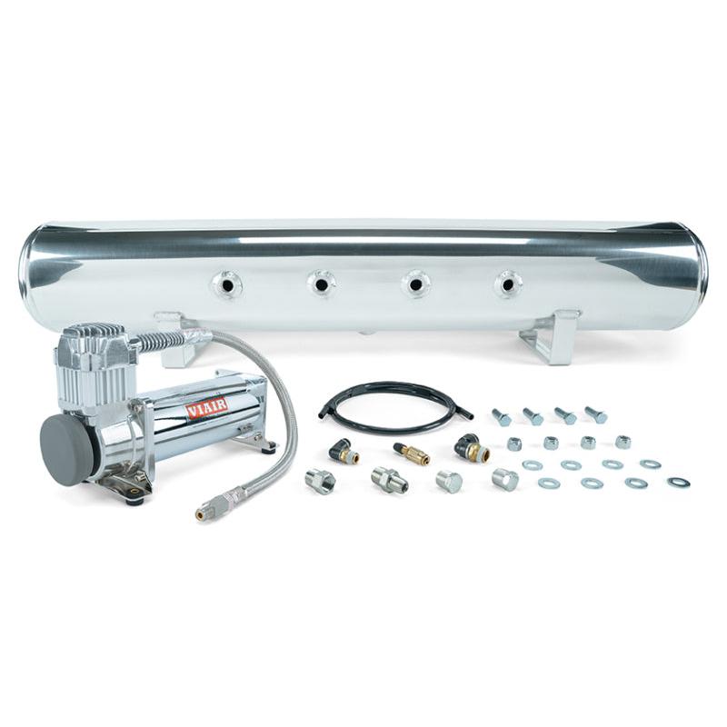 Air Lift Performance 5 Gal Polished Tank & VIAIR 444C Comp  - (No Mgmt System Included)