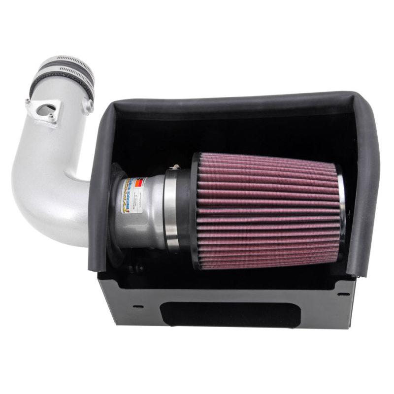 K&N 13 Subaru BRZ 2.0L / 13 Scion FR-S 2.0L Silver 69 Series Typhoon Intake