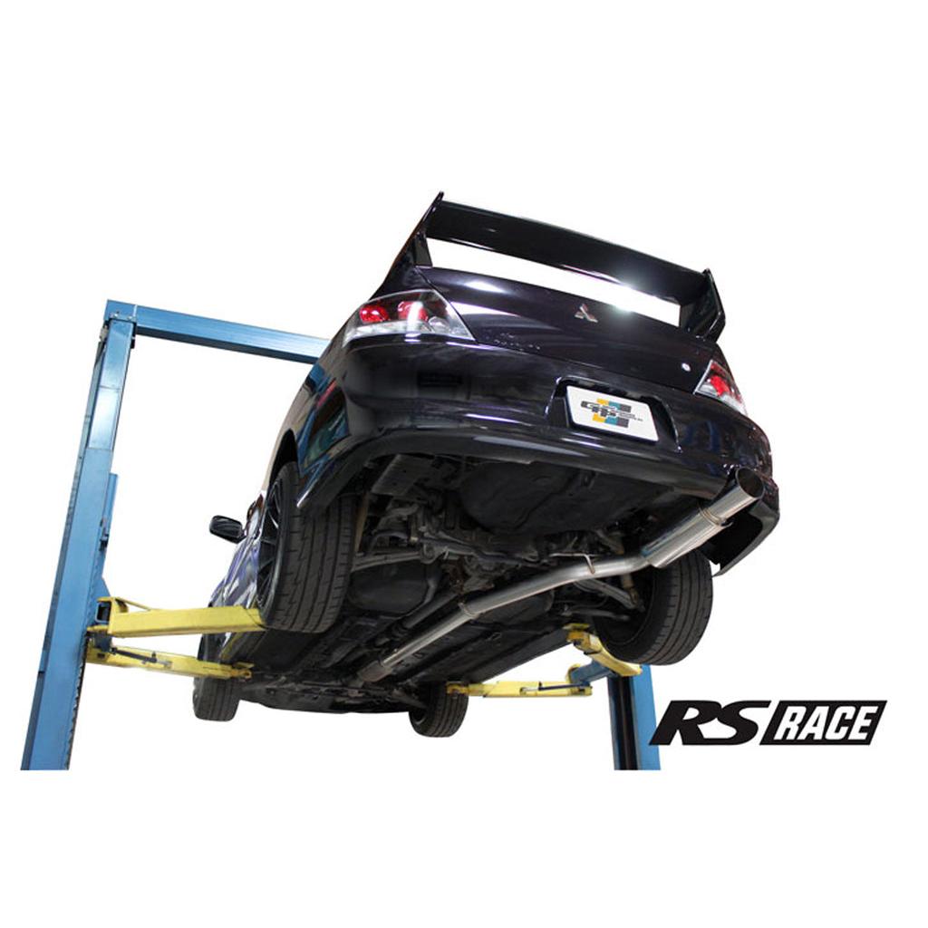 GReddy Revolution RS Exhaust - 2003-2005 Mitsubishi EVO 8/9 (US Rear Bumper) - T1 Motorsports