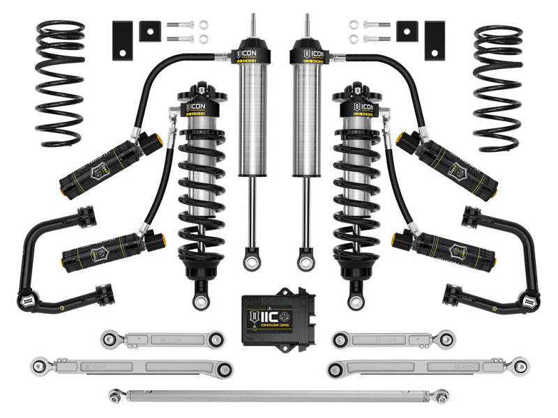 ICON 23-24 Toyota Sequoia 3-4.25in Stage 4 3.0 Suspension System - Tubular