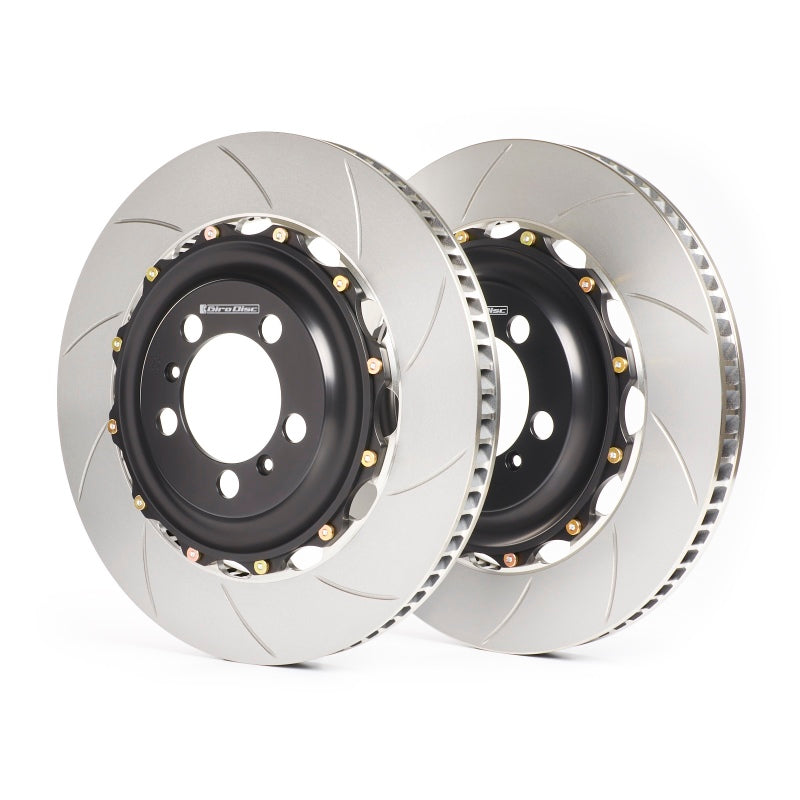 GiroDisc 2-Piece Slotted Rear Rotors - Audi C7 S6/S7/RS6/RS7 356x22mm