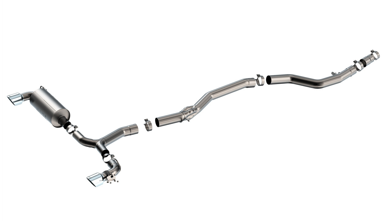 Borla ATAK Cat-Back Exhaust System w/ Chrome Tips - 2020-2025 Toyota GR Supra