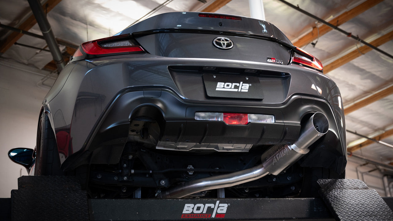 Borla ATAK Cat Back Exhaust - 4.5in Stainless Tips - 2022+ Subaru BRZ / 2022+ Toyota GR86