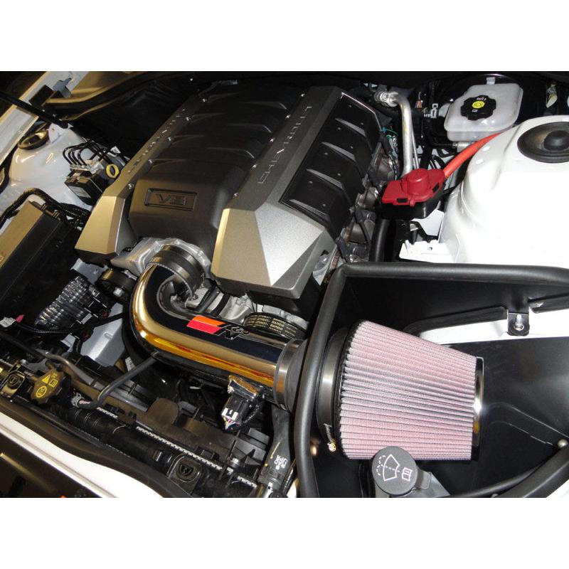 K&N 10 Camaro 6.2L V8 Polished Typhoon Short Ram Intake