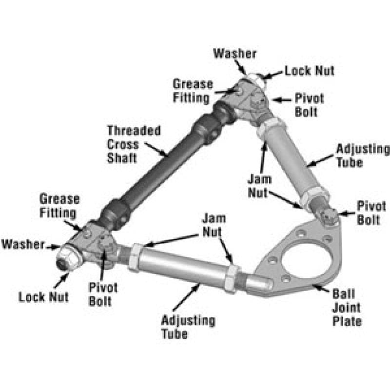 SPC Performance GM Mid Size Metric Pro Series Front Adjustable Upper Control Arm (Race Only)