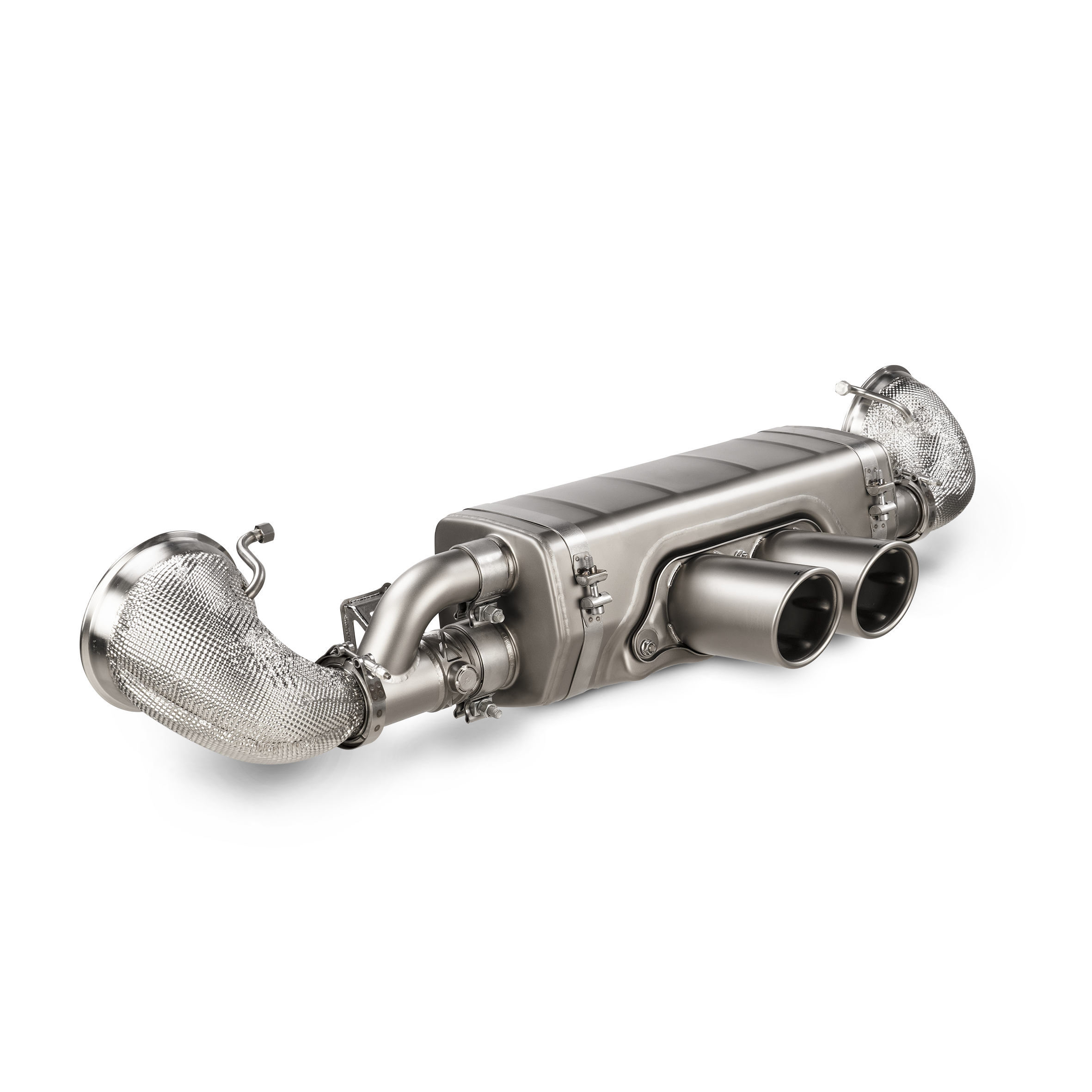 Akrapovič Slip-On Race Line Adapter Set for OEM Header Set (SS) - 2022-2024 Porsche 911 GT3/GT3 Touring (992) - T1 Motorsports