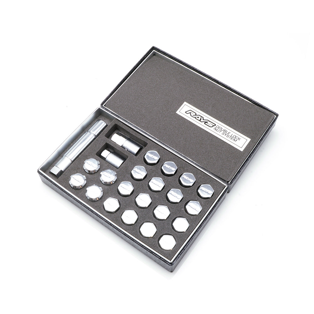 RAYS 19Hex 2-Piece Double Lock Nut Set